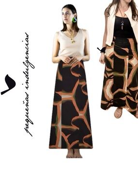 Bianca Maxi Skirt size Medium multi color NewW/out tag.by Pequeñas Indulgencias